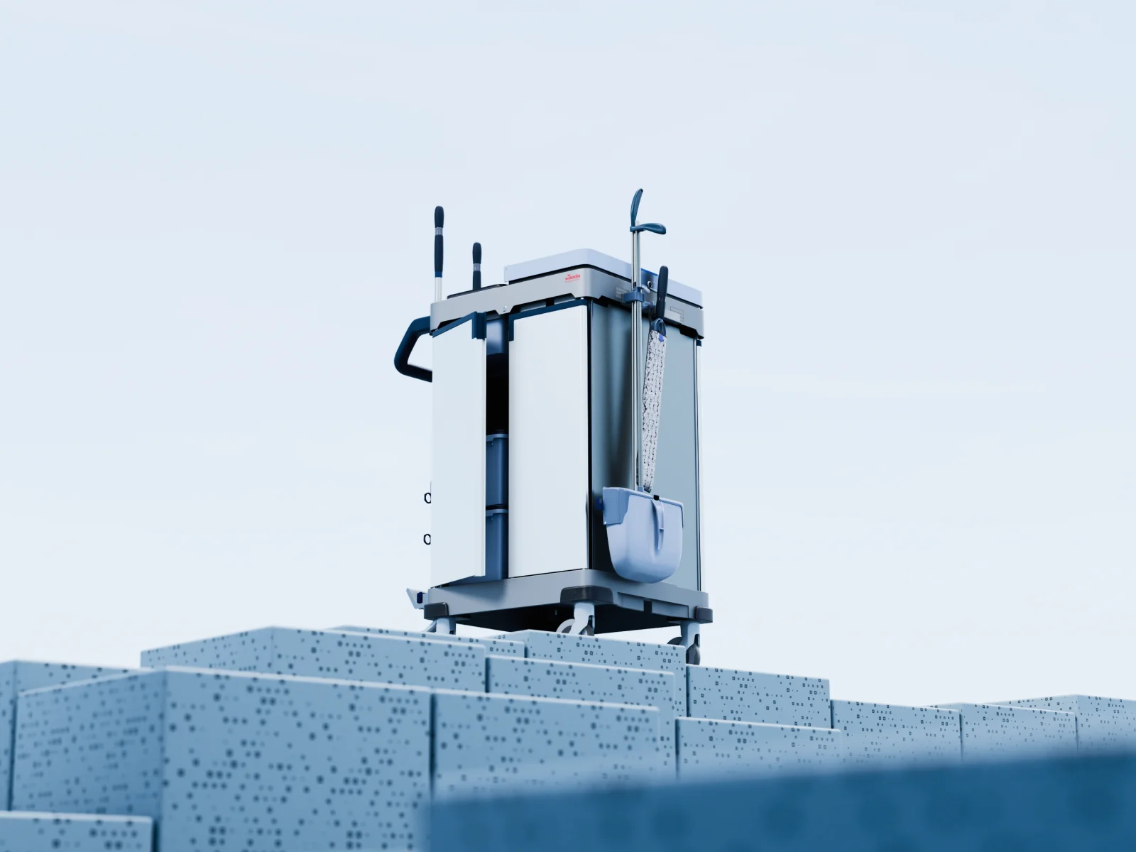 3D-визуализация оборудования Vileda: когда даже тряпка имеет значение